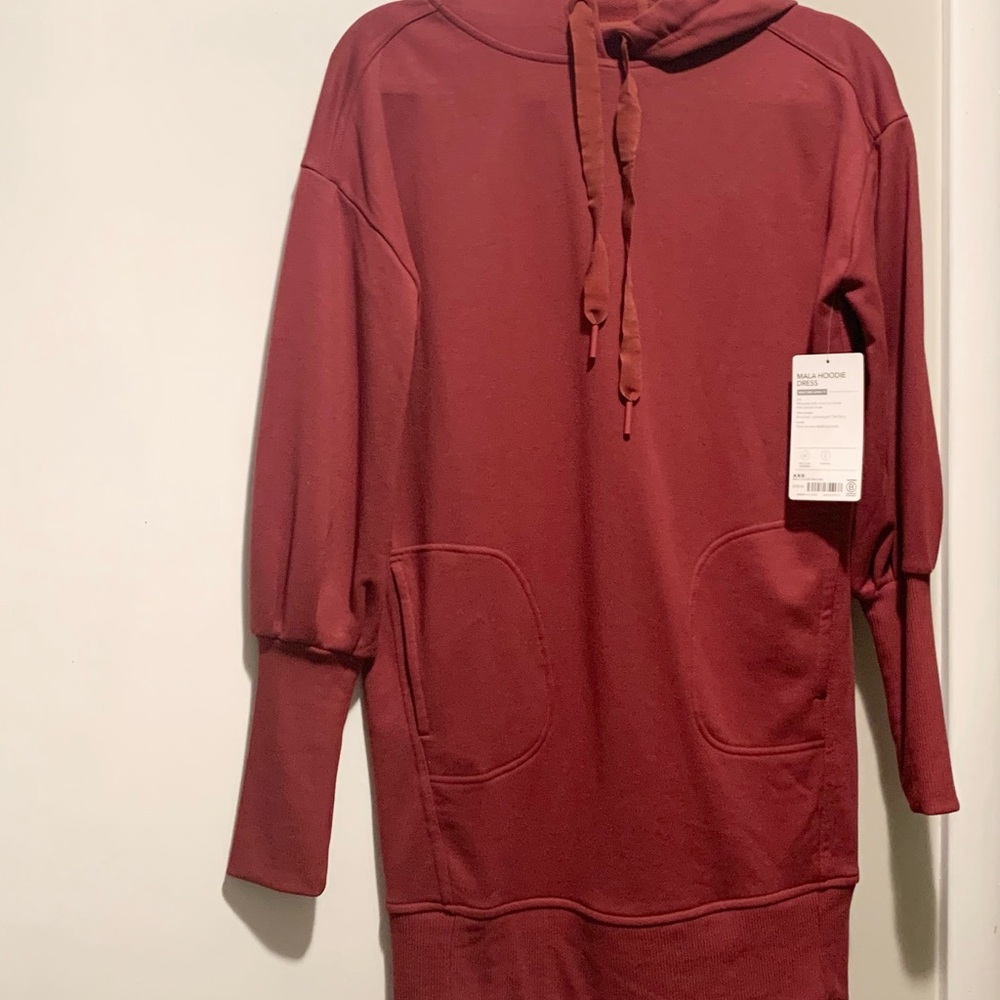 Athleta hoodie dress, so cute, so warm